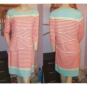 J. McLaughlin Nicola Catalina Cloth Dress Size M Sleeveless Stretch Jersey NEW